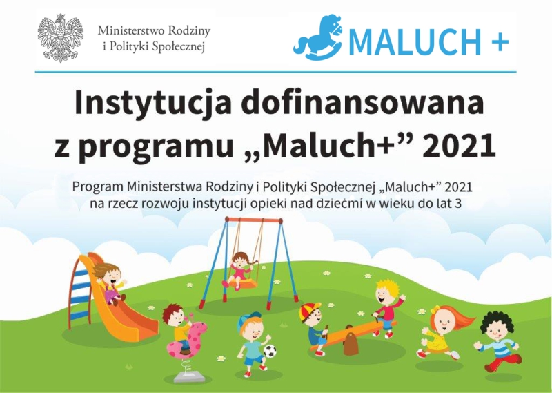 Plakat programu Maluch+